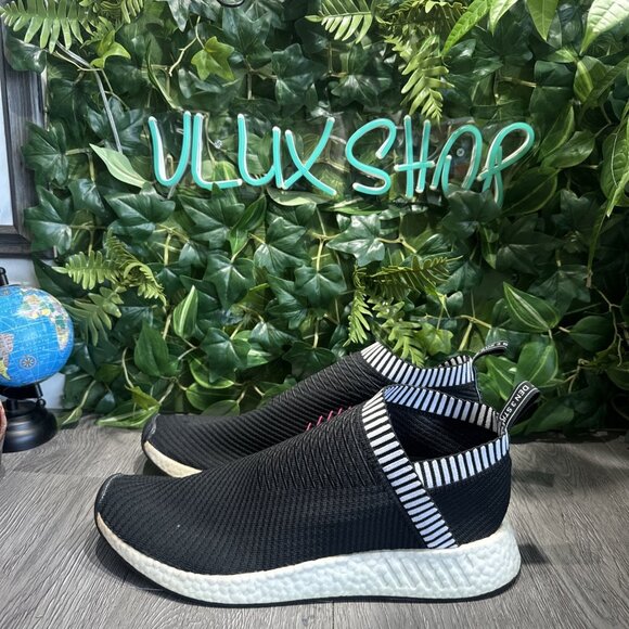 Adidas NMD CS2 Primeknit Men Size 14 Shock Pink Slip On Sneakers BA7188 main image 4
